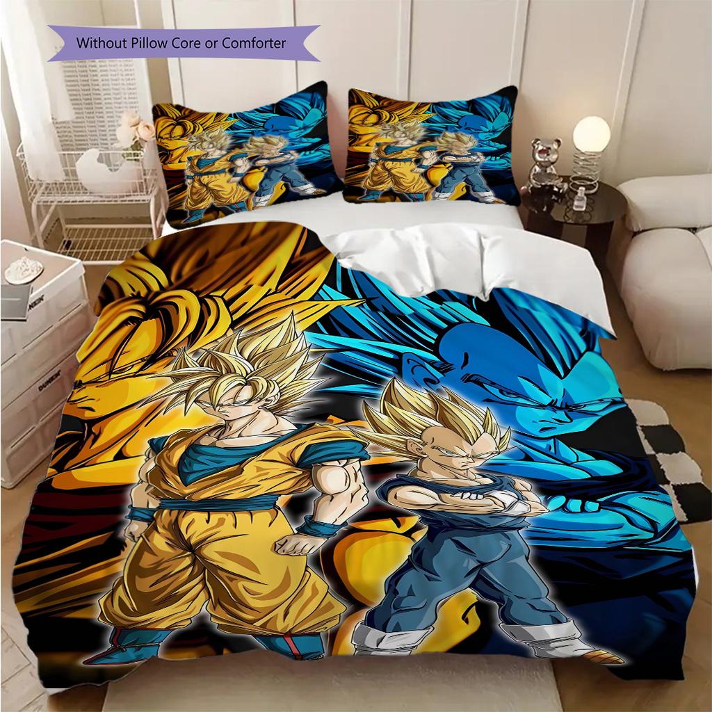 Dragon Ball Soft and Comfortable Duvet Cover, Children's Bedding Set Gift, Extra Large Size, Various Sizes Available LXR118