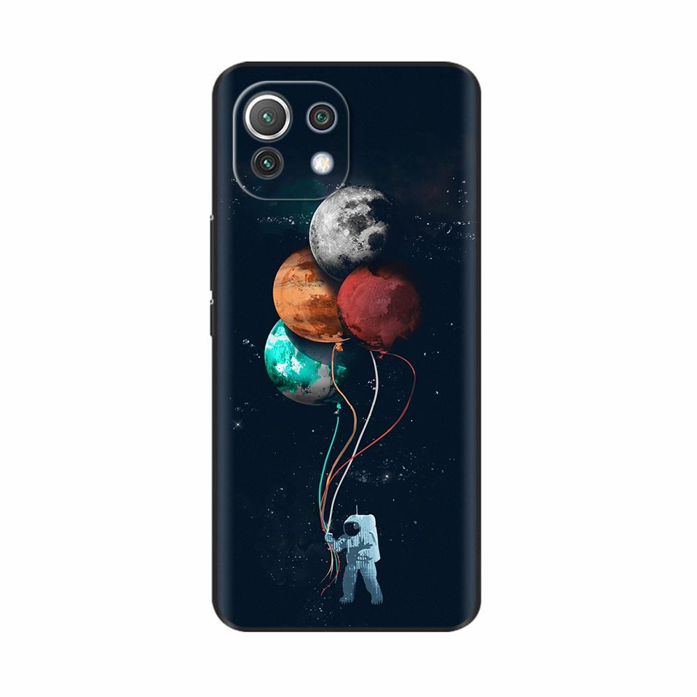 For Xiaomi Mi 11 Lite 5G NE Case Painted Soft Silicon Phone Back Cover For Xiomi Mi 11 Lite Case Mi 11 Lite Mi11 11i Shell Cover