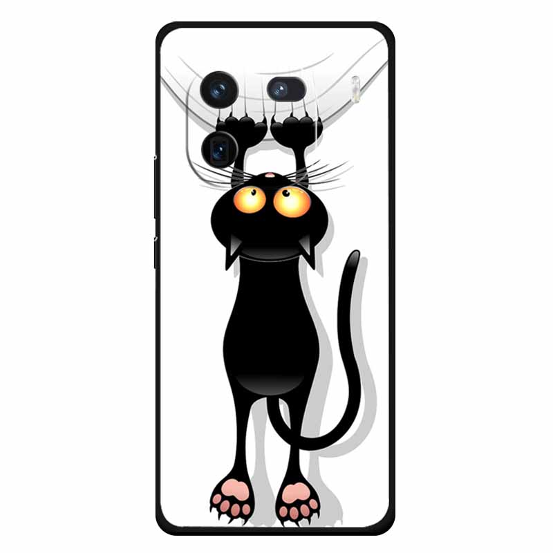 Für Vivo Iqoo 12 Hülle Weiches Silikon Niedliche Katze Löwe Bedruckte Hüllen für Vivo iQOO 12 Pro Hüllen Luxuriöse Schutzhüllen Iqoo12
