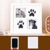Inkless Pet Paw Print Kit Decorative Handmade Pet Footprint Keepsake Kit Density Board DIY Imprint Kit Remembrance Gift