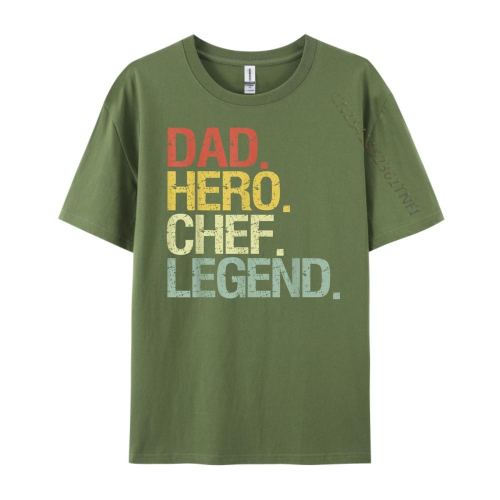 Funny Chef Legend Dad Vintage T Shirts SOFT Streetwear Men Classic Mens Korean Fashion Sale Halloween