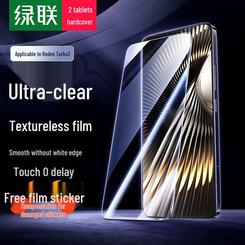 

UGREEN Redmi Tempered Glass Screen Protectors Turbo3