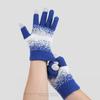 New Knitted Warm Gloves Touchable Screen Full Finger Driving Mittens Touch Screen Gloves Autumn and Winter