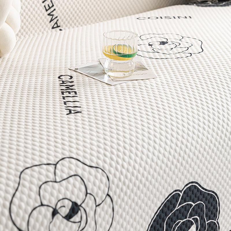 Summer Ice Silk Sofa Cover Cloth Light Luxury High-Grade French Cream Style Summer Cool Feeling Sofa Cushion Cover Full Cover Towel