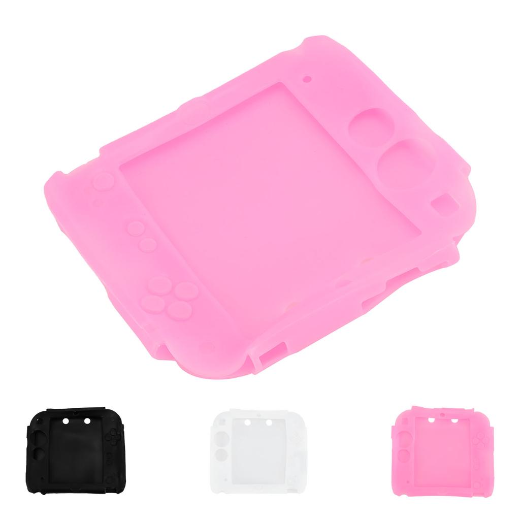 Protective Cover for 2DS Scratch Resistant Soft Silicone Skin Case with Top and Bottom Screen Protec