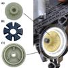 Kit de réparation d'engrenage et de coussinet en caoutchouc de lève-vitre VW – Convient pour Polo, Touareg, Nouvelle Passat, Magotan Moteur de vitre de porte latérale