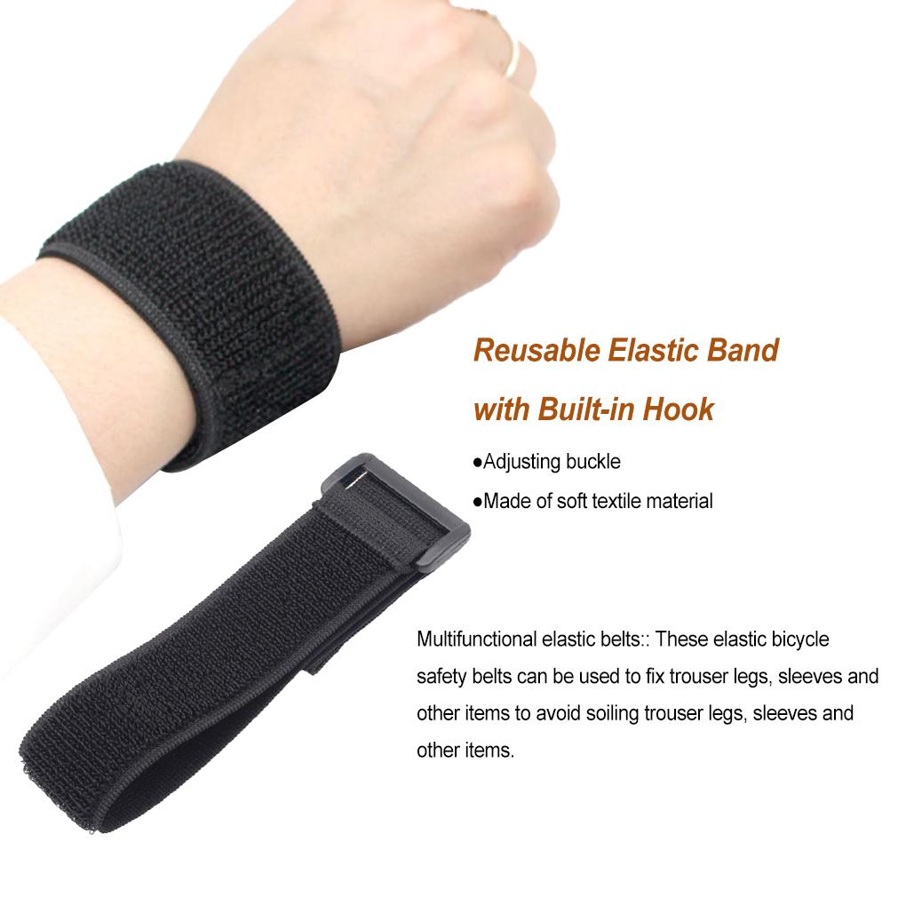 Elastic Band Reverse Buckle Cable Ties Straps Self Adhesive Built-in Hook Belt Wear-resistant Fastener Tape Sleeves