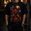 Trick or Treat Pumpkin Witch Gothic Halloween Tee, Spooky Streetwear