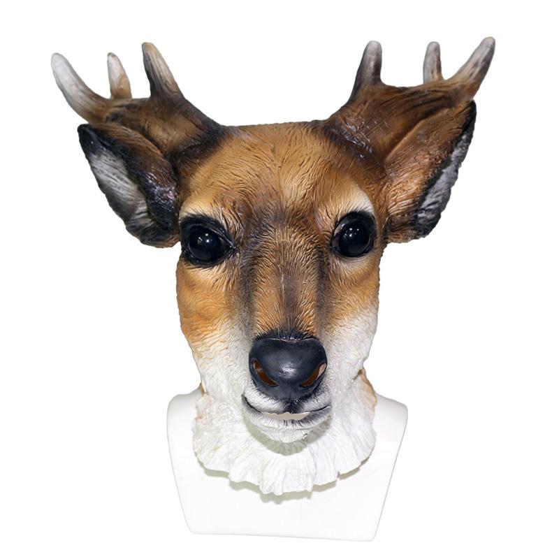 Christmas Santa Clause Latex Mask Animal Deer Mask Geek Turkey masks for Thanksgiving Superbowl Theme Party