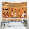 Bohemian Wall Tapestry Curtain Living Room Bedroom Tapestry Egyptian Pharaoh Palace Mythology Decorative Tapestry