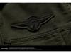 2024 Men's Casual Slim Fit Brown Cotton Work Jacket with Side Pockets & Zipper