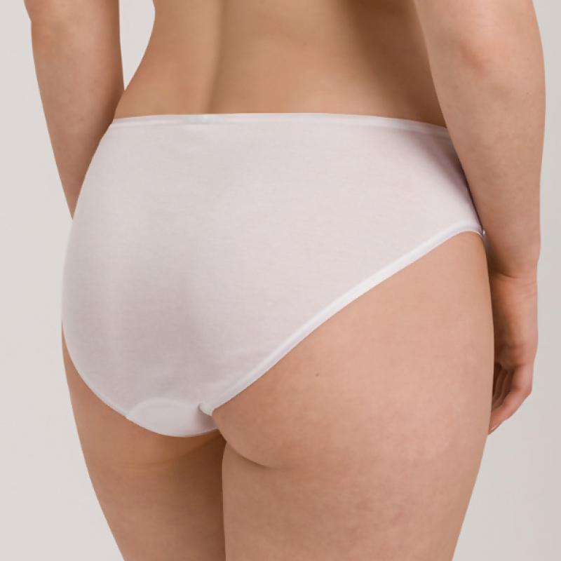 Hanro Cotton Seamless Midi Brief  White 71626 