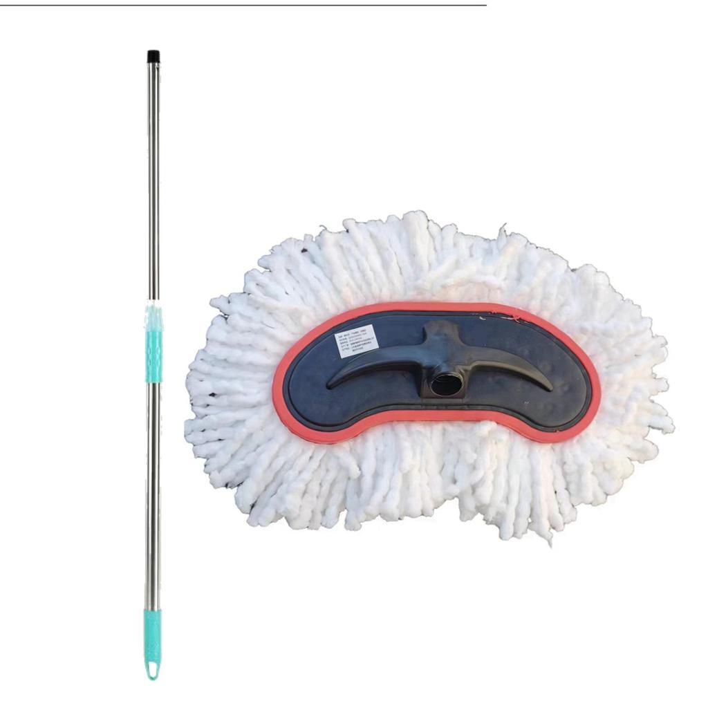 Telescopic Stainless Steel Car Wash Mop & Brush with Long Handle