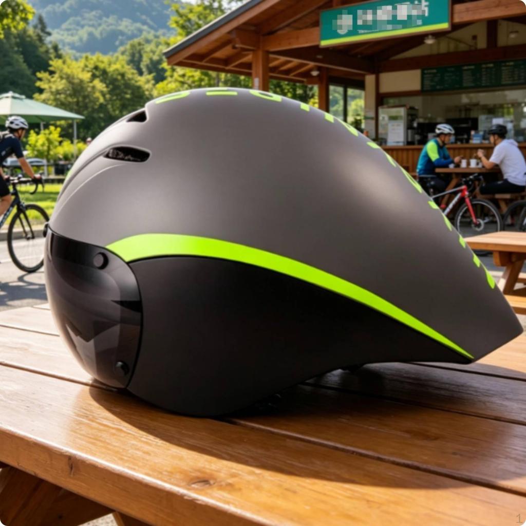 Aerodynamischer Reithelm Glatte Schale Visier Verlängerter Hinterkopf Sportausrüstung Weiß