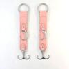 Car Leather Rear Seat Garbage Bag Hook - Large Load-Bearing Capacity Metal Hook for Storage.