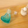 Car Interior Hanging Decor Heart Shaped Aromatherapy Bottle 6ml Essential Oil Diffuser Fragrance Air Freshener Car Accessories
