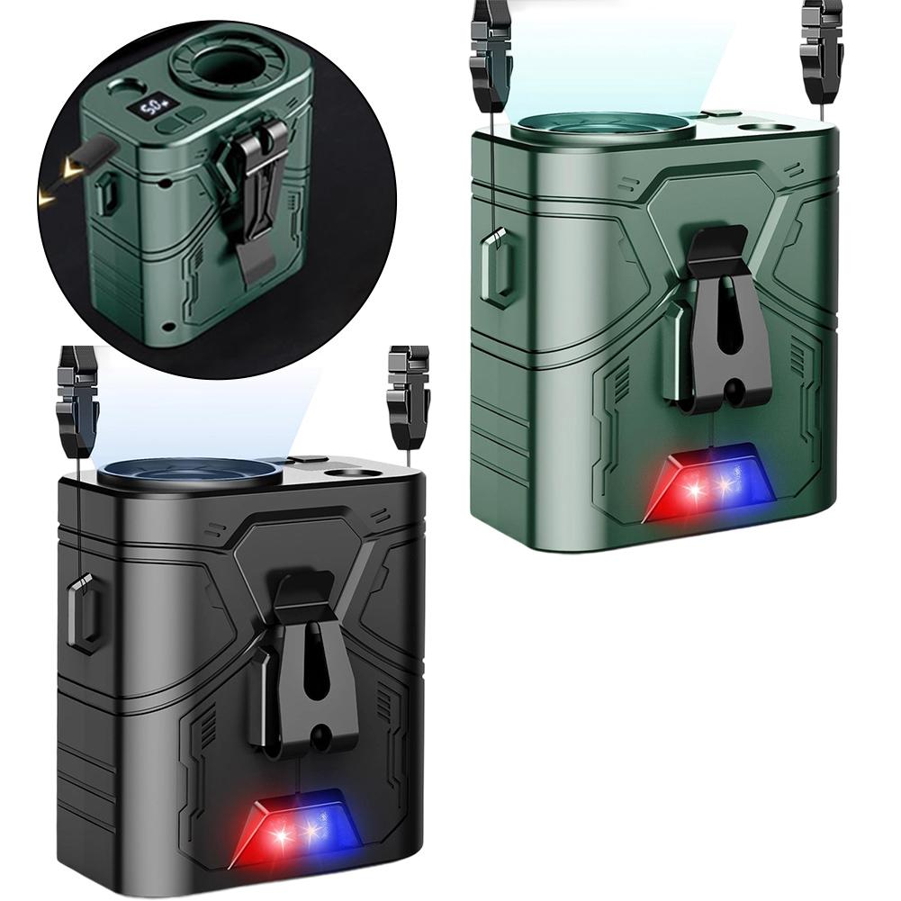 Rechargeable 10000mAh Waist Fan with 5 Speed Options and 60 Hour Runtime Lightweight Portable Cooling for Outdoor Adventures