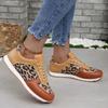 Autumn Women's Casual Shoes Fashion Leopard Print Women Sports Shoes 2024 Lace-up Women's Platform Sneakers Zapatillas De Mujer