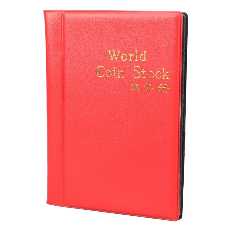Coin Album Books 10 Page 120 Pockets World Coin Stock Album Book for Case Coin Holders Collection Storage Coin Collectin