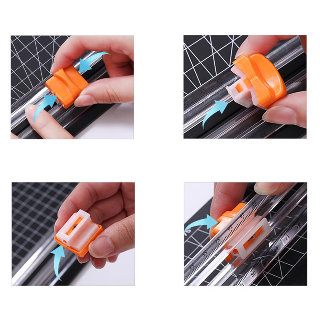 A3 Schneidemaschine für Folienpapier 16,5 Zoll Sichere, reibungslose Bedienung Kleiner, tragbarer Papierschneider zum Basteln