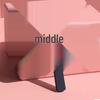 Customizable Single-Sided Handheld Makeup Mirror with Handle