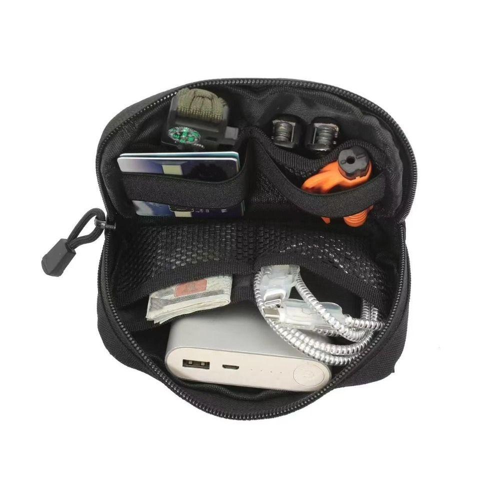 Organizer Storage Waist Fanny Pack Key Card Holder Camping Hiking Bag  Waist Hanging