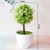 Fake Plant Potted Workspace Table Accessorie Wedding Accessorie Artificial Flower Ornament Household Decoration Room Desktop Decor