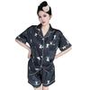 Fashion Sweet Wind Cartoon Rabbit Ice Silk Pajamas Women'S Summer Loungewear Suit Can Be Worn Outside