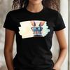 T-Shirt Frauen Hase mit Sonnenbrille Motiv Baumwolle Größe XS bis 3XLWird in neuem Fenster oder Tab geöffnet