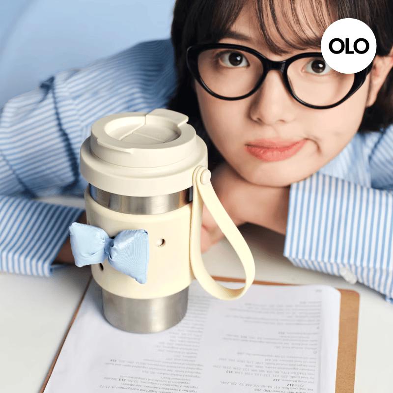 HOLOHOLO 316L Stainless Steel Insulated Straw Tumbler