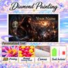 The Hobbit 5D DIY Diamond Painting Custom Name Text, Full Drill Rhinestone Mosaic Art Home Gift