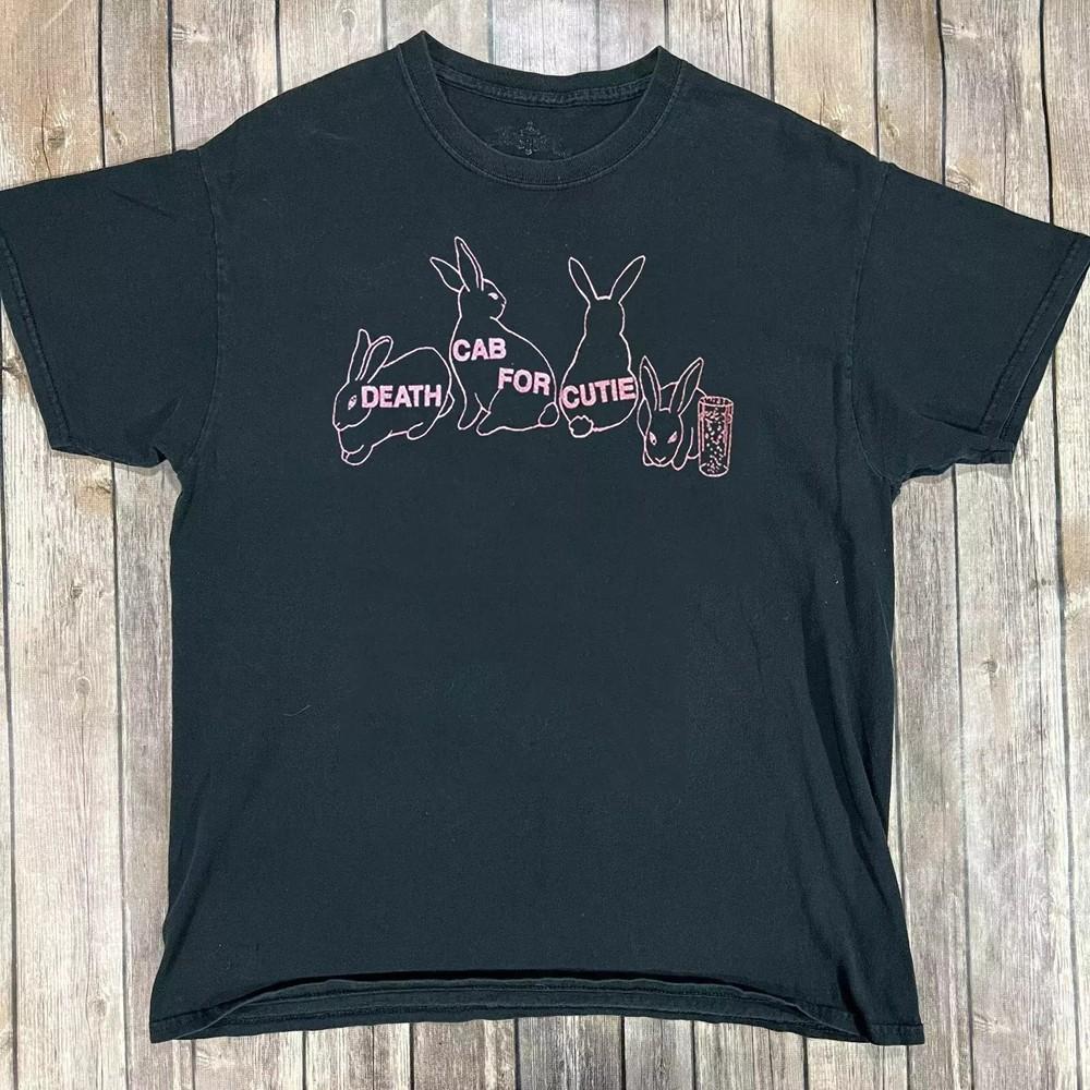 

Death Cab for Cutie BAND Rabbie Black T Shirt Full Size S5XL FN1288 Unisex T-Shirt S