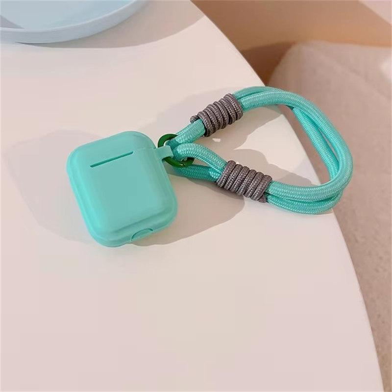 Case for Apple AirPods 1 2 Pro 3rd Generation Case Cute with Strap Fundas Earpods Soft Cover for AirPods Pro 2 Case Silicone