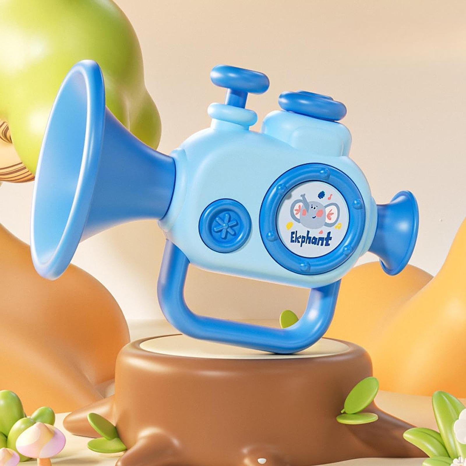 

Мультяшный свисток игрушка развитие класс приз музыкальный с маленькой трубой форма смешной синий