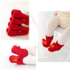 Christmas And Winter Baby Warm Fleece Red Loop - Floor Socks And Walking Socks