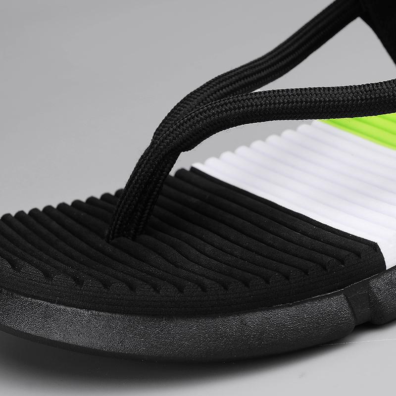 Summer Men's Sandals T-Strap Slippers Casual Flip Flops Beach Sandals for Male