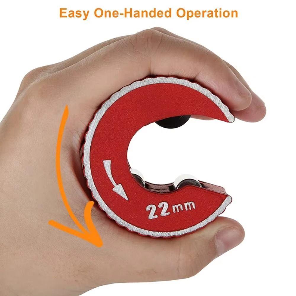 Aluminium Alloy Body Pipe Slice Tool Self Locking Robust Durable Copper Tube Cutters Ratchet Handles Easy Operation