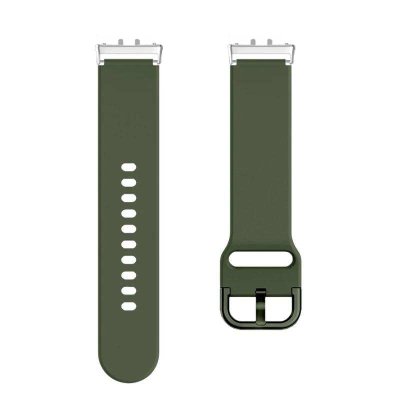 Skin-Friendly Band Fit for Samsung Galaxy Watch Fit 3 Soft Silicone Colorful Buckle Strap for Samsung Galaxy Watch Fit 3