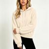 Women's Color Long Sleeve Hooded Sweatshirt Casual Top