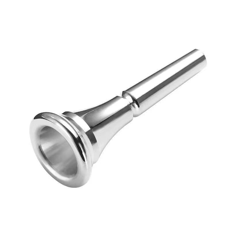 Brass French Horn Mouthpiece Gold Silver Plated Professional Sound Clarity for Band Rehearsals and Live Performances