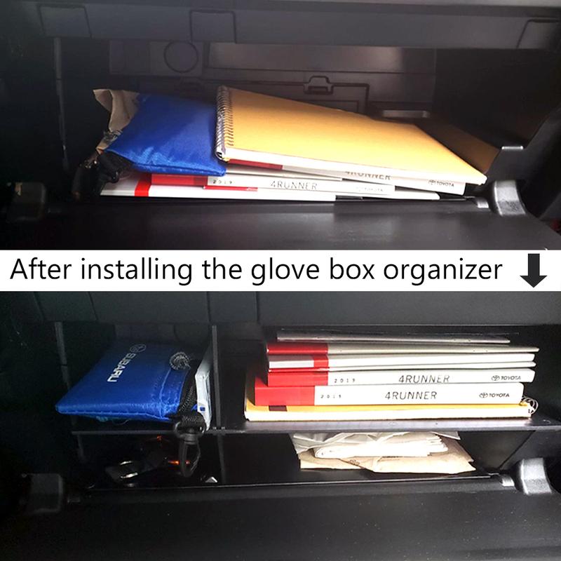 SixthSmoy Glove Box Dividers Organizer for Toyota 4Runner ert Box Storage Car Interior Accessories