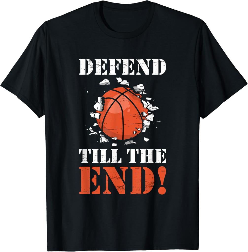 Defend Till The End Basketball T-shirt