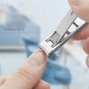 Fold Nail Clipper File Stainless Steel Anti Splash Finger Cutter Manicure Tool Double Head Design Thick Ingrown Toenail Scissor