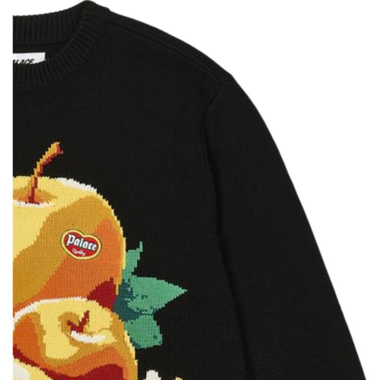 Palace Fruit Life Knit Black Unisex Tops P26KW004