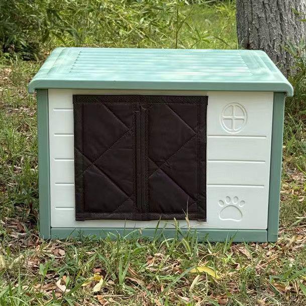 Winter Waterproof & Insulated Pet Door Curtain: Large Dog Kennel & Cat Nest