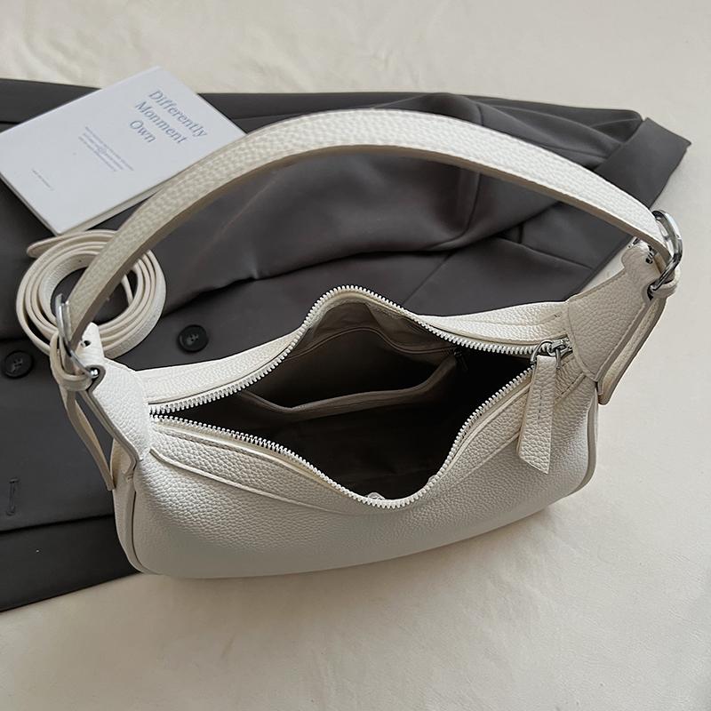 Schicke PU Hobo-Tasche für Damen – Weiche, texturierte Schulter-Tragetasche mit minimalistischem Design