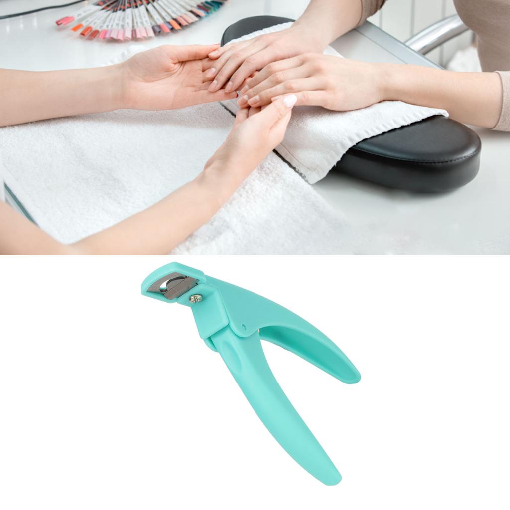 Nail Tip Cutter Stainless Steel Portable Professional Artificial Nail Trimmer for Manicure