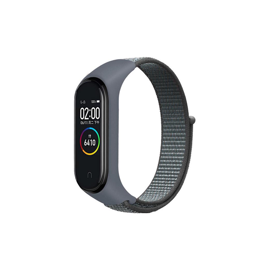 Nylon Schlaufenarmband für Xiaomi Mi Band 9 8 Geflochtenes Verstellbares Ersatz-Uhrenarmband Sportarmband für Mi Band 8 7 6 5 4 3 Armband