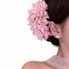 15cm Artificial Flower Hair Clips Elegant Bridal Hair Accessories Flower Hair Pins  for Women