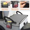 Golf Cart Seat Covers, Golf Cart Seat Towel Blanket with 4 Side Pockets & Non-Slip Bottom Fits for EZGO, Club Car, Yamaha and More 2 Person Seats
